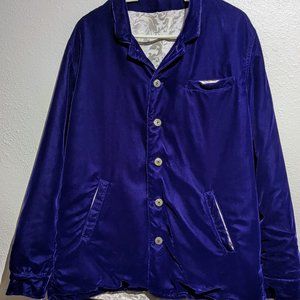 Betabrand Purple Reign Reversible Smoking Jacket